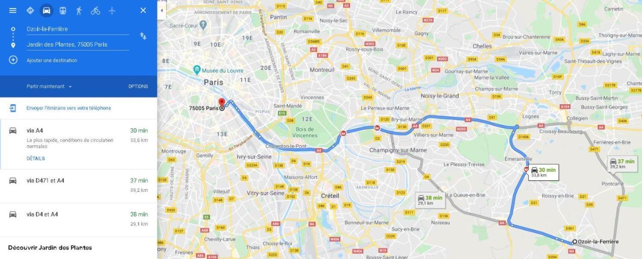 Tres Beau Studio Proche De Disneyland Et De Paris Apartment Ozoir-la-Ferrière Екстериор снимка